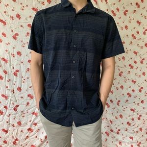 🦋CALVIN KLEIN SLIM FIT SHORT SLEEVE BUTTON UP